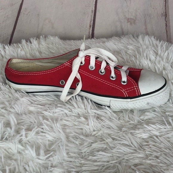 converse mule red
